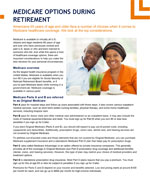 PDF Article about Medicare Options During Retirement